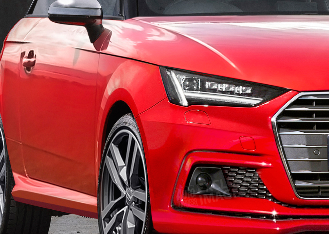 New Audi A1 front exclusive render detail