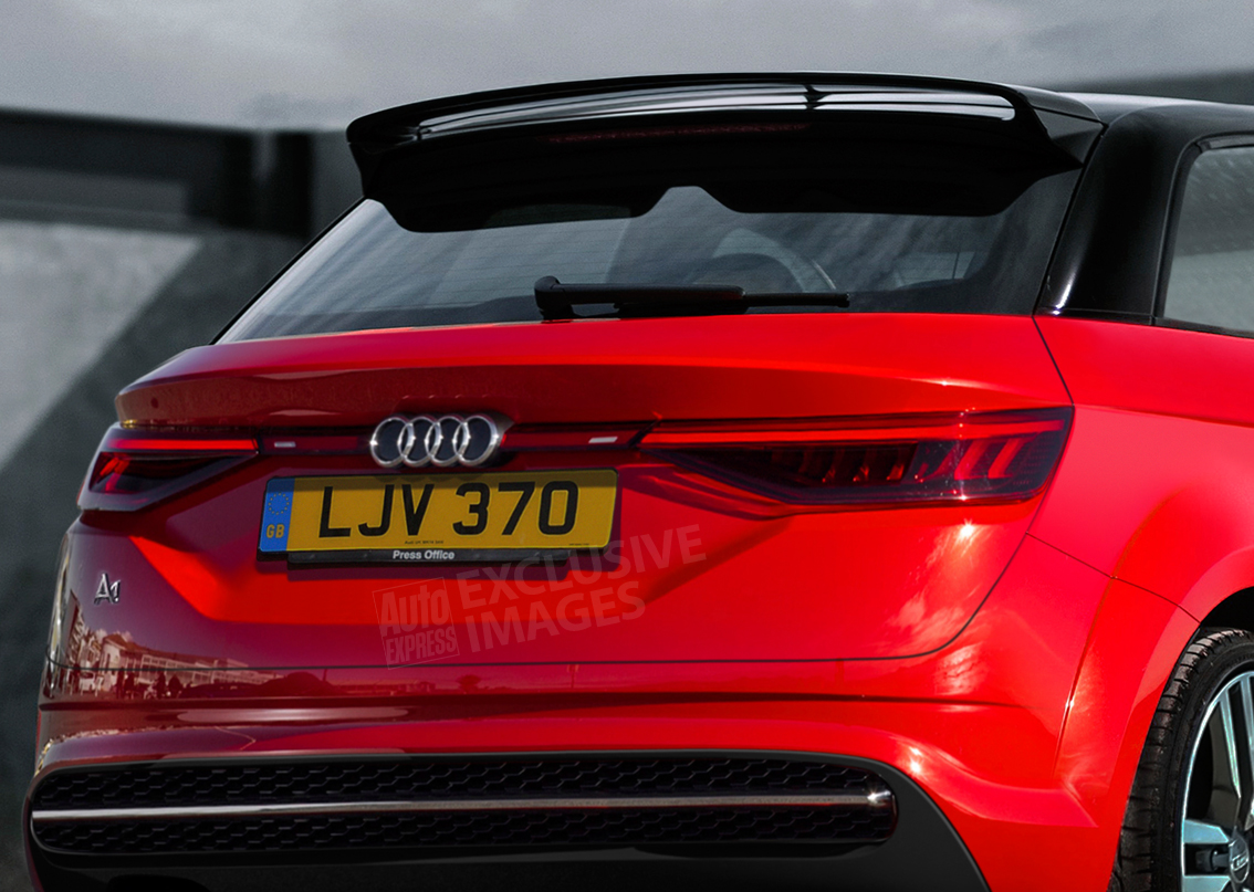 New Audi A1 rear exclusive render detail