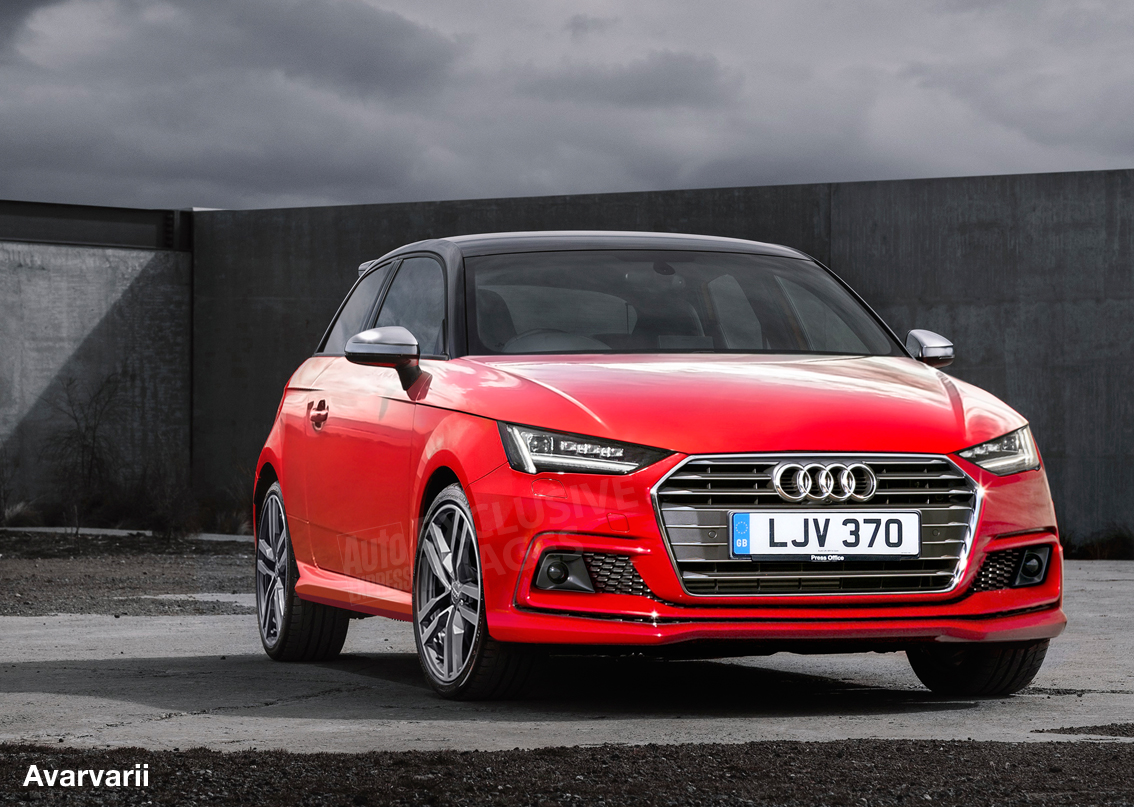 New Audi A1 front exclusive render