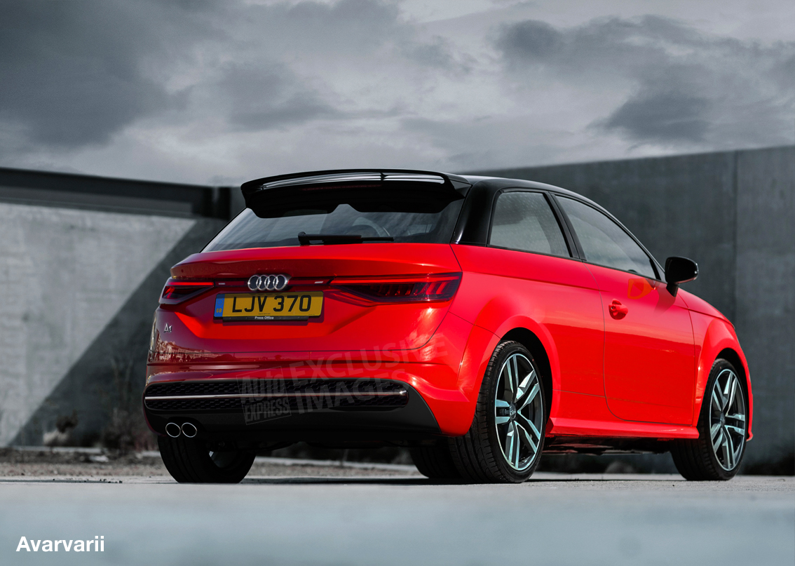 New Audi A1 rear exclusive render