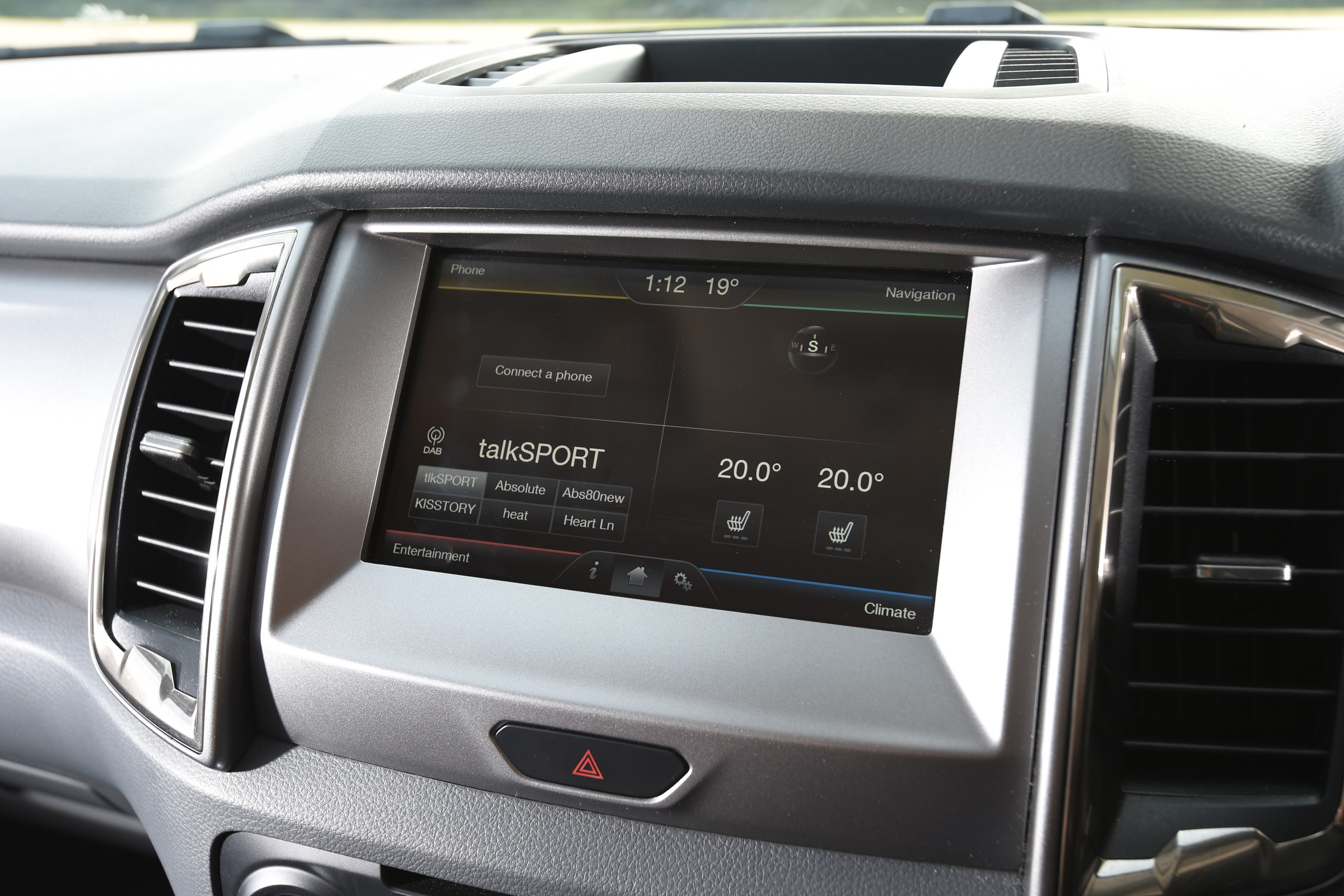 Ford Ranger 3.2 TDCi 2016 - touchscreen