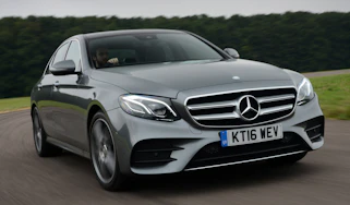 Mercedes E 350d 2016 - front tracking