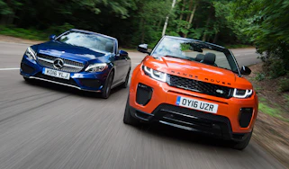 Range Rover Evoque Convertible vs Mercedes C-Class Cabriolet - header