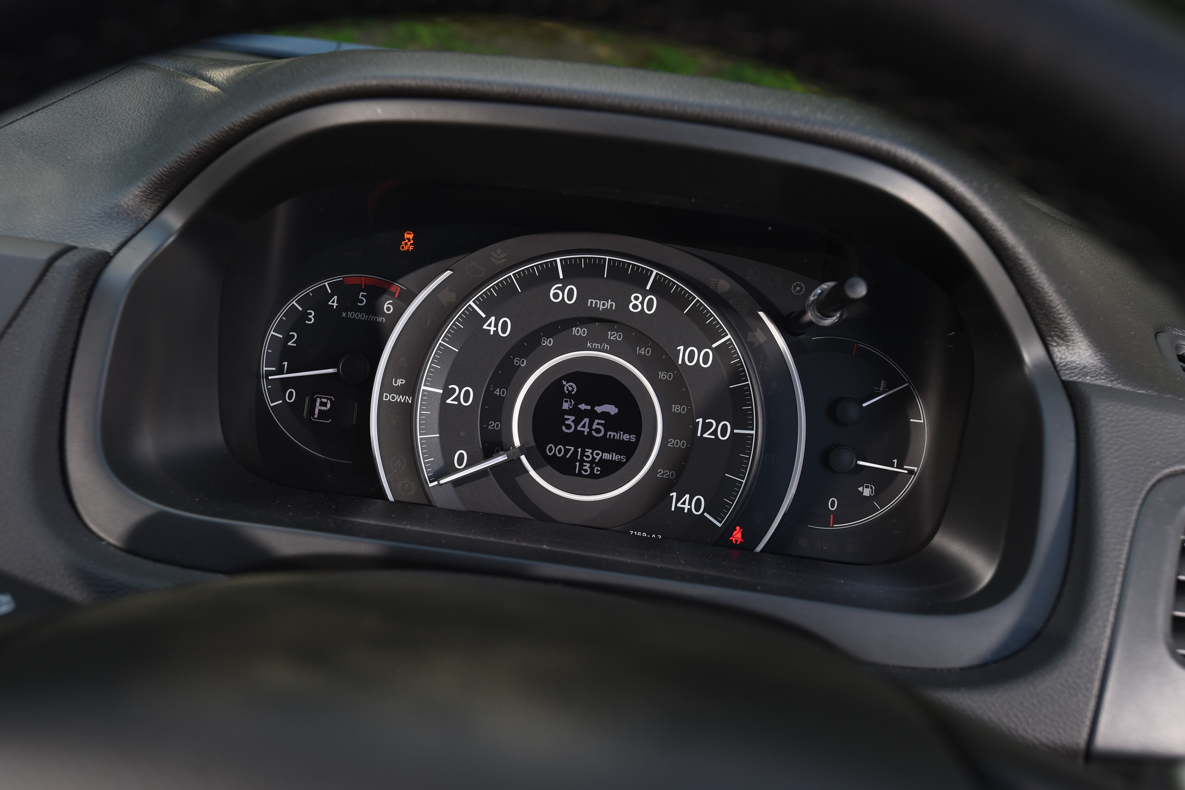 Honda CR-V Black Edition 2016 - dials