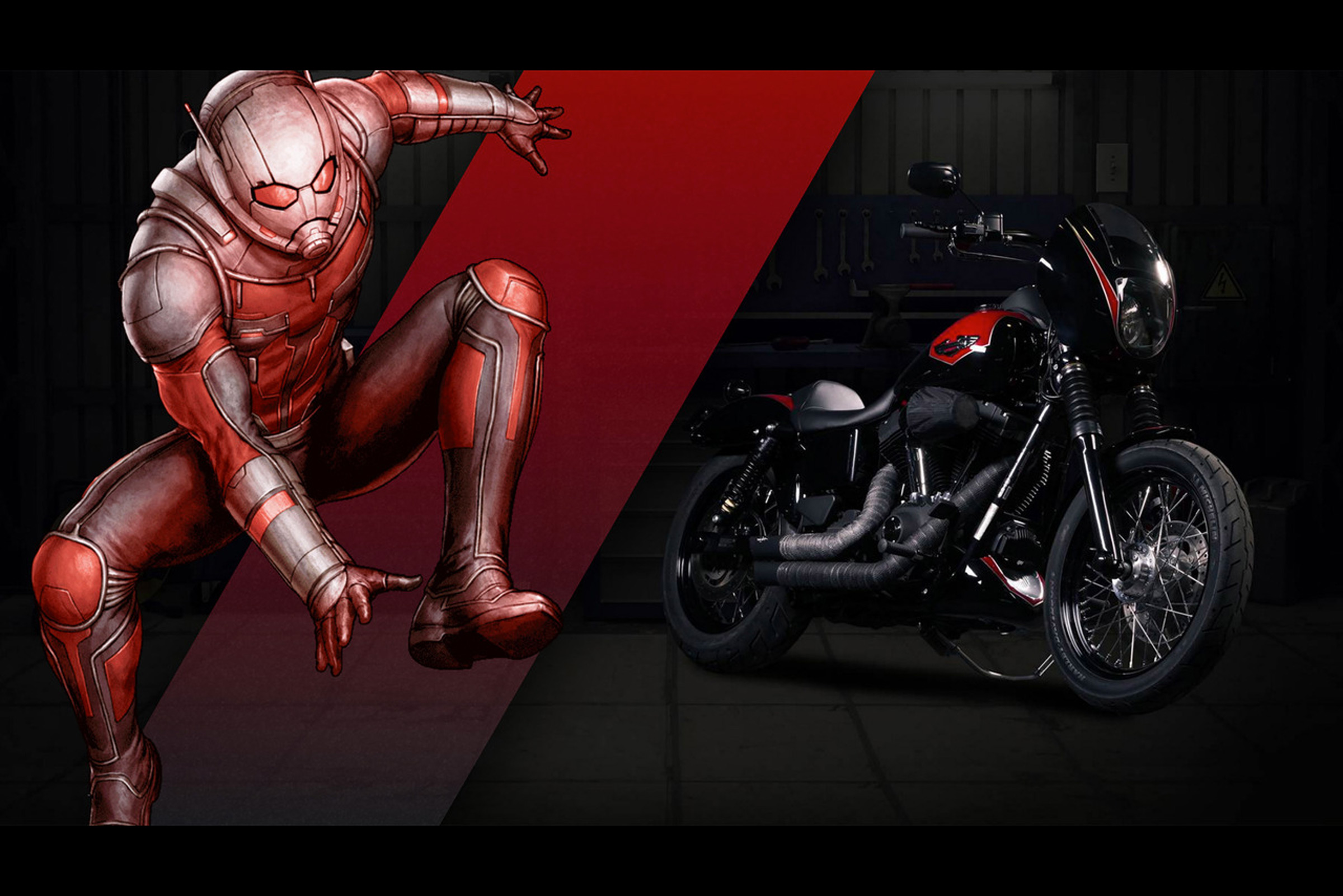 Harley Davidson Marvel Super Hero Customs - Ant Man Heart