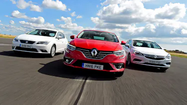 Renault Megane vs Vauxhall Astra vs SEAT Leon - header
