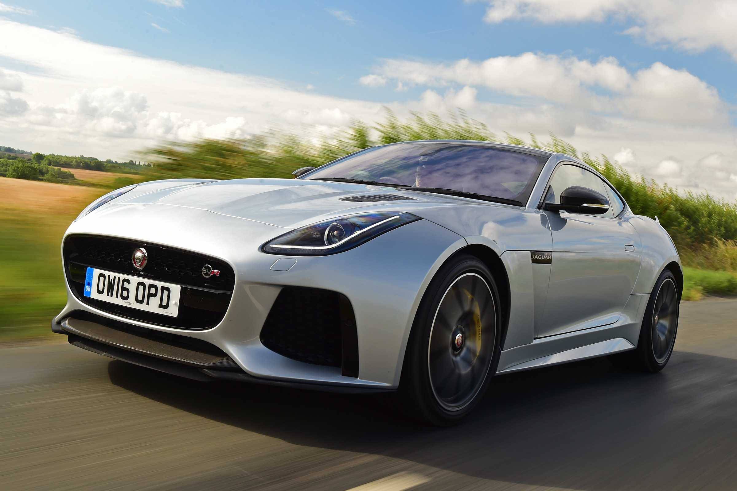 Jaguar F-Type SVR - front tracking