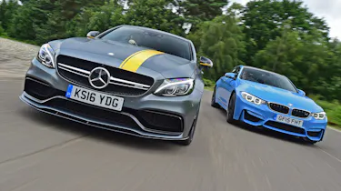 Mercedes-AMG C63 S Coupe vs BMW M4 - header