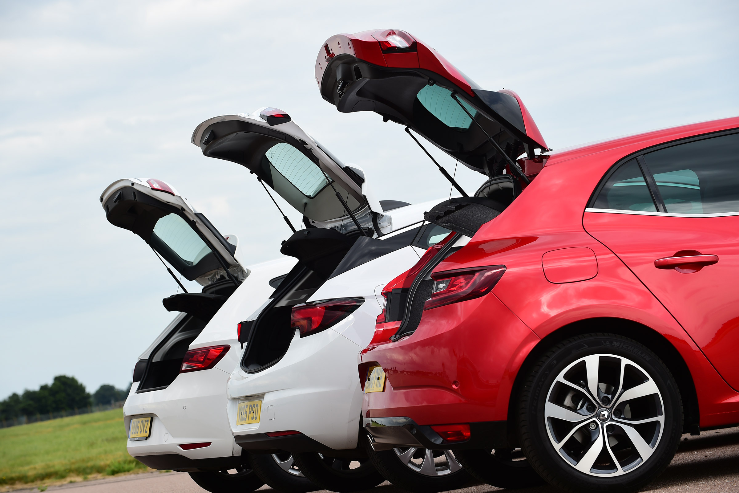 Renault Megane vs Vauxhall Astra vs SEAT Leon - boot comparison