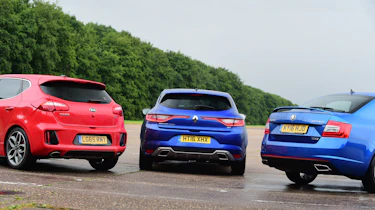 Renault Megane GT vs Kia Cee'd GT vs Skoda Octavia vRS - head-to-head