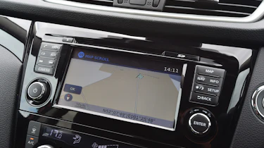 MG GS vs rivals - Nissan Qashqai infotainment