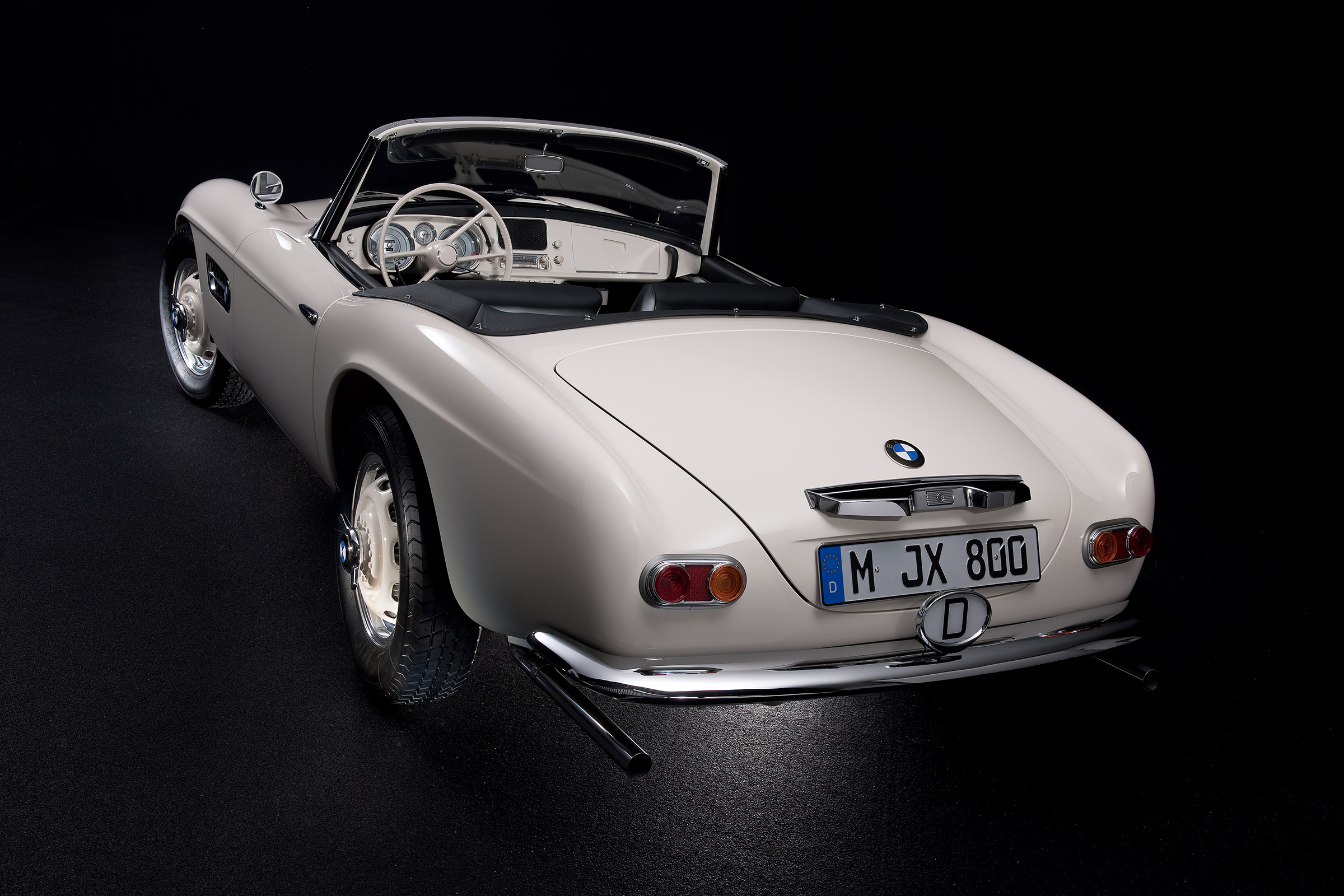 Elvis Presley BMW 507 - rear three quarter