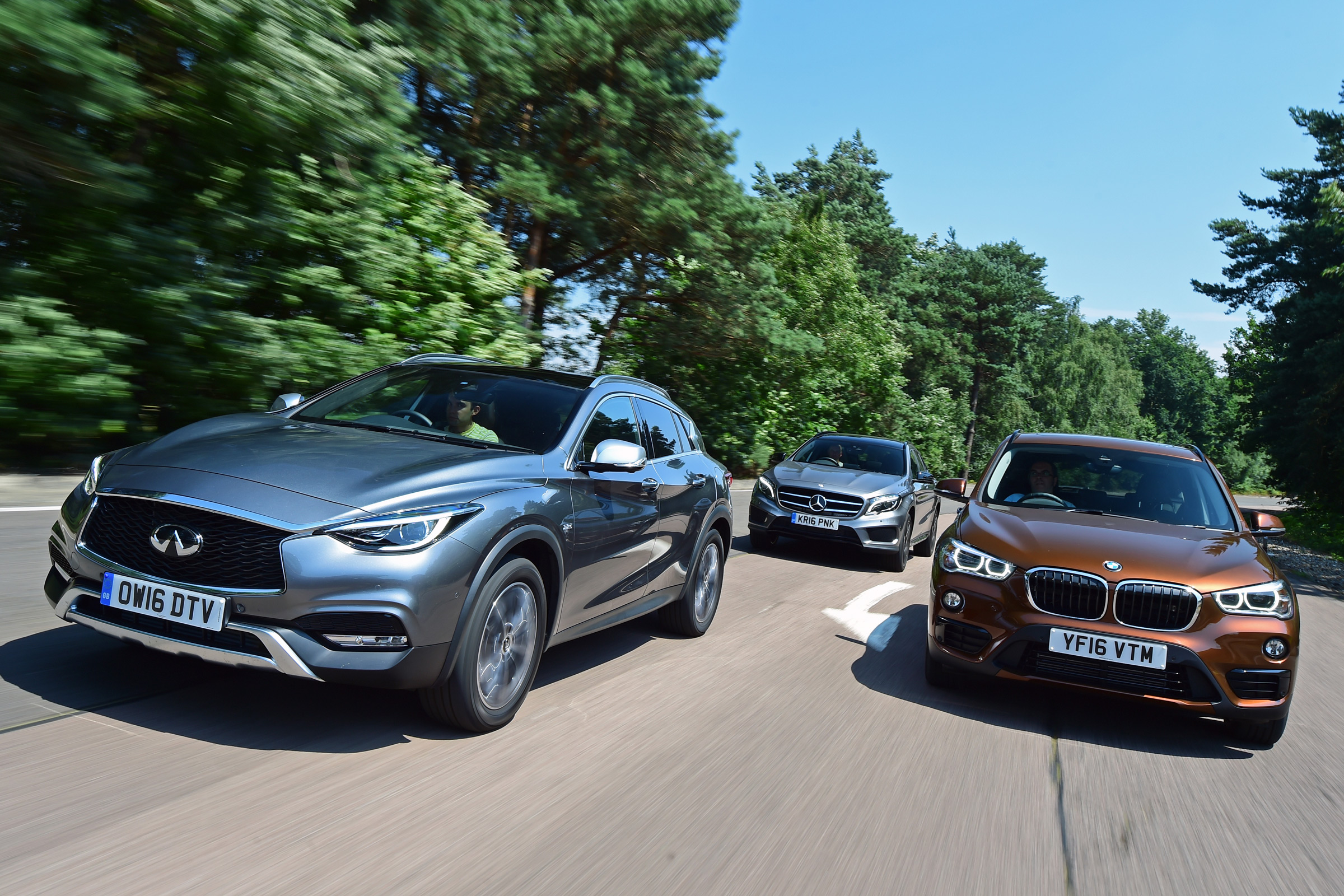 Infiniti vs BMW vs Mercedes GLA