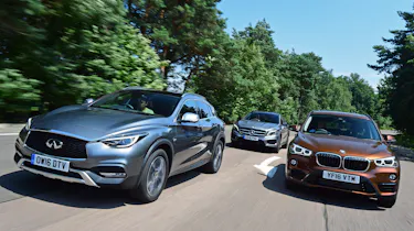 Infiniti vs BMW vs Mercedes GLA