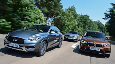 Infiniti vs BMW vs Mercedes GLA