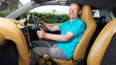 Searching for the Aston Martin Cygnet - Tim inside