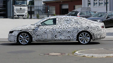 VW Passat CC spies side on