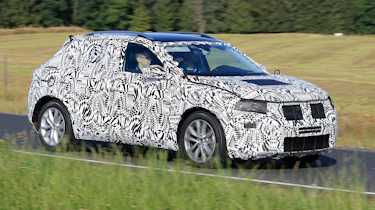 Volkswagen Polo SUV - spy shot front tracking 2