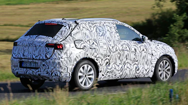 Volkswagen Polo SUV - spy shot rear tracking