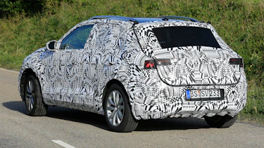 Volkswagen Polo SUV - spy shot rear cornering