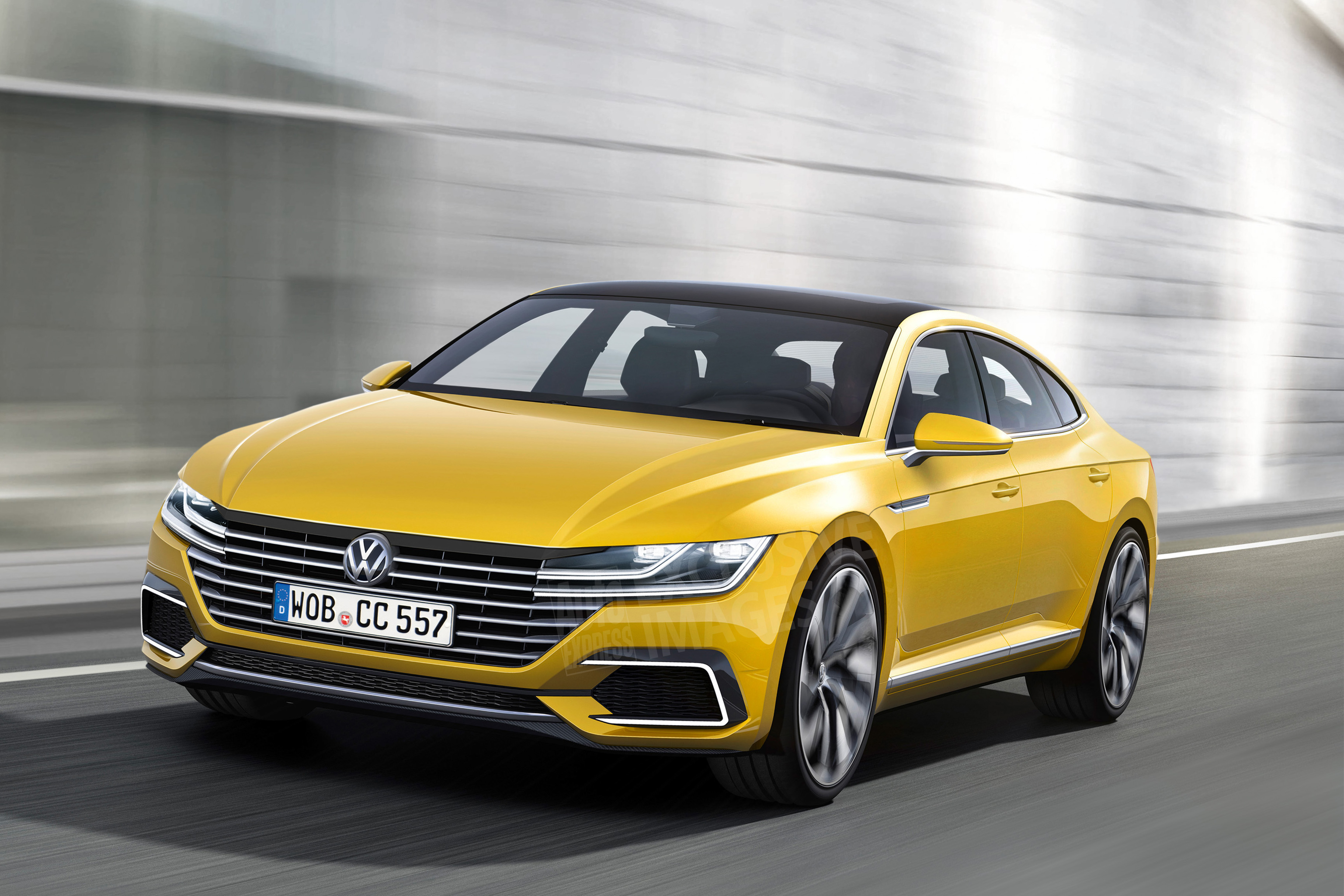VW Passat CC watermarked render