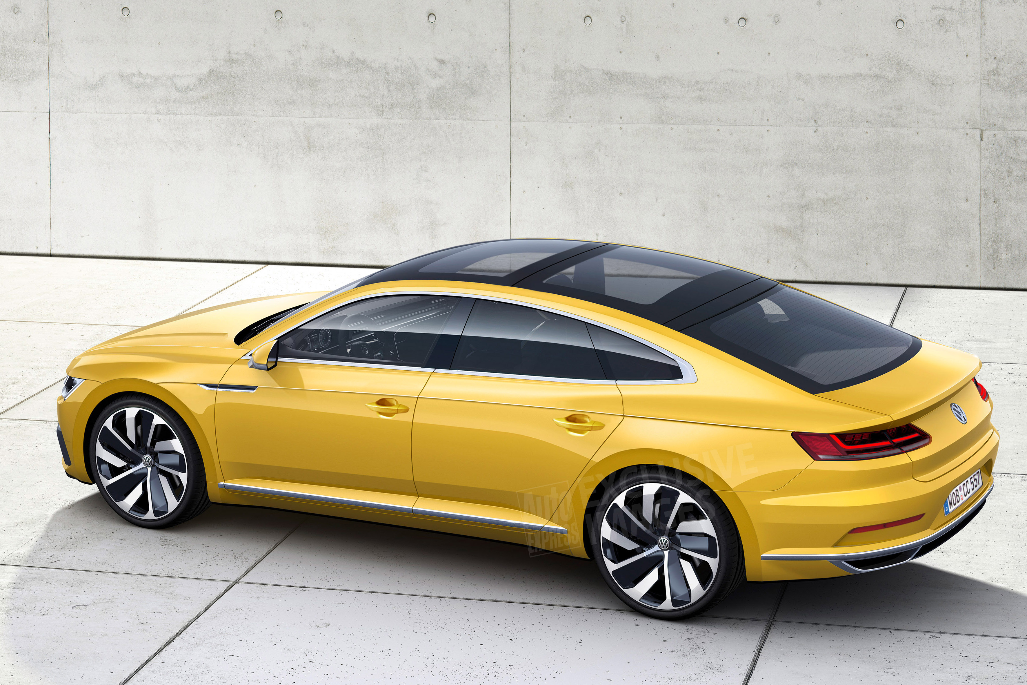 VW Passat CC watermarked render rear