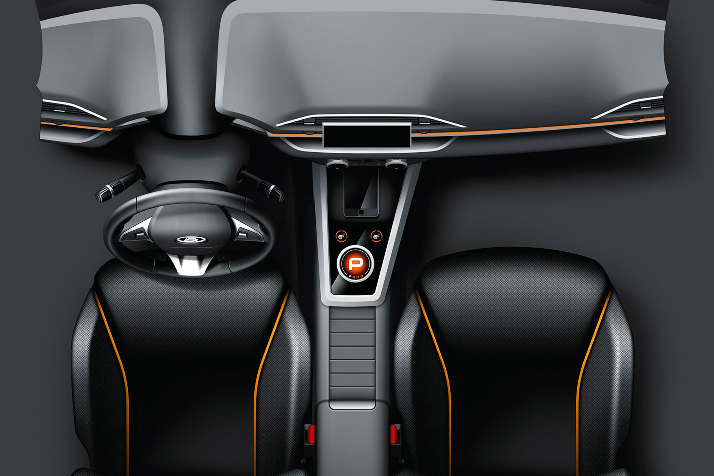 Lada XCode concept interior