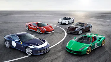Ferrari 70th anniversary liveries