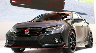 Honda Civic Type R 2017 concept - Paris front quarter