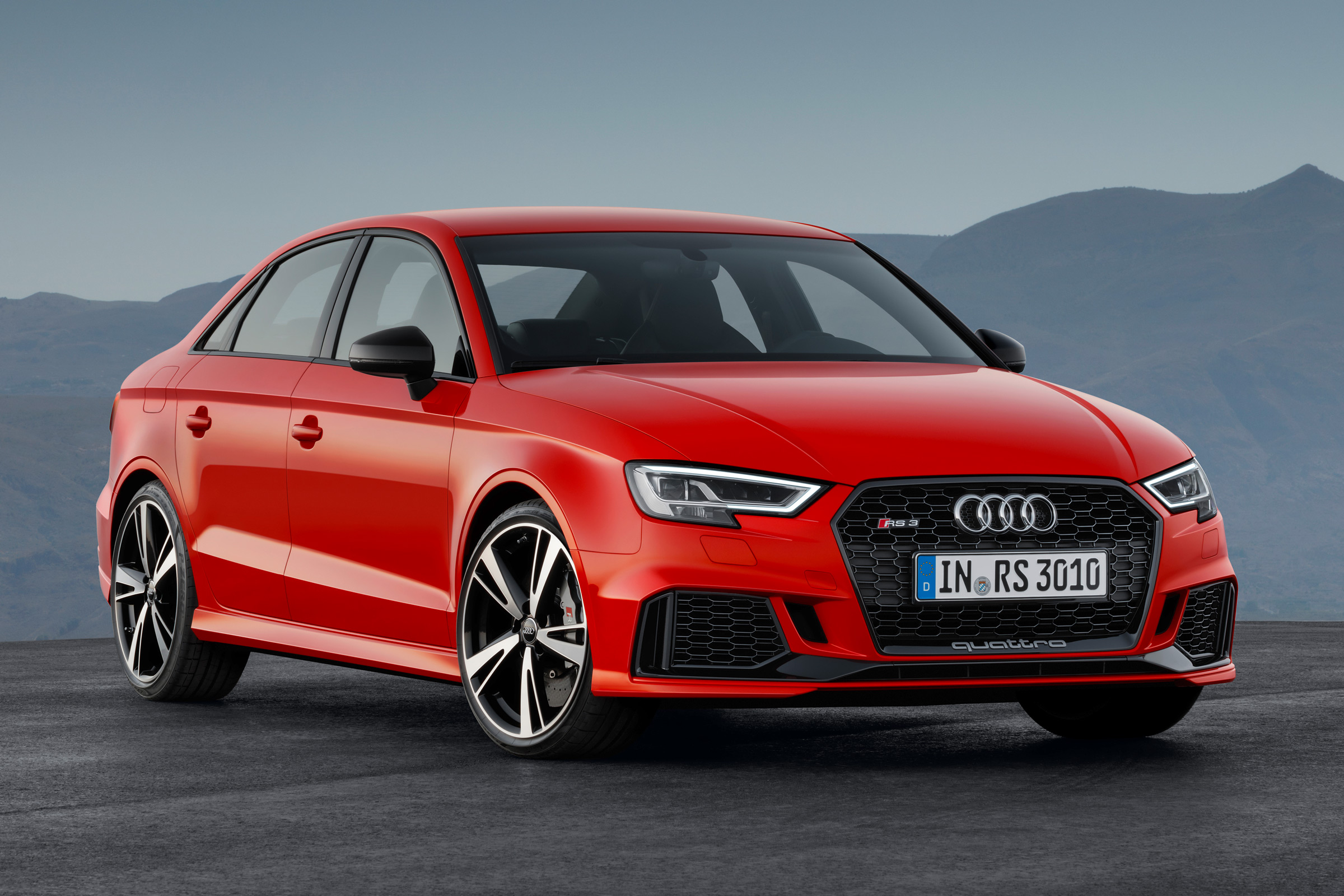 Audi RS3 saloon - front quarter