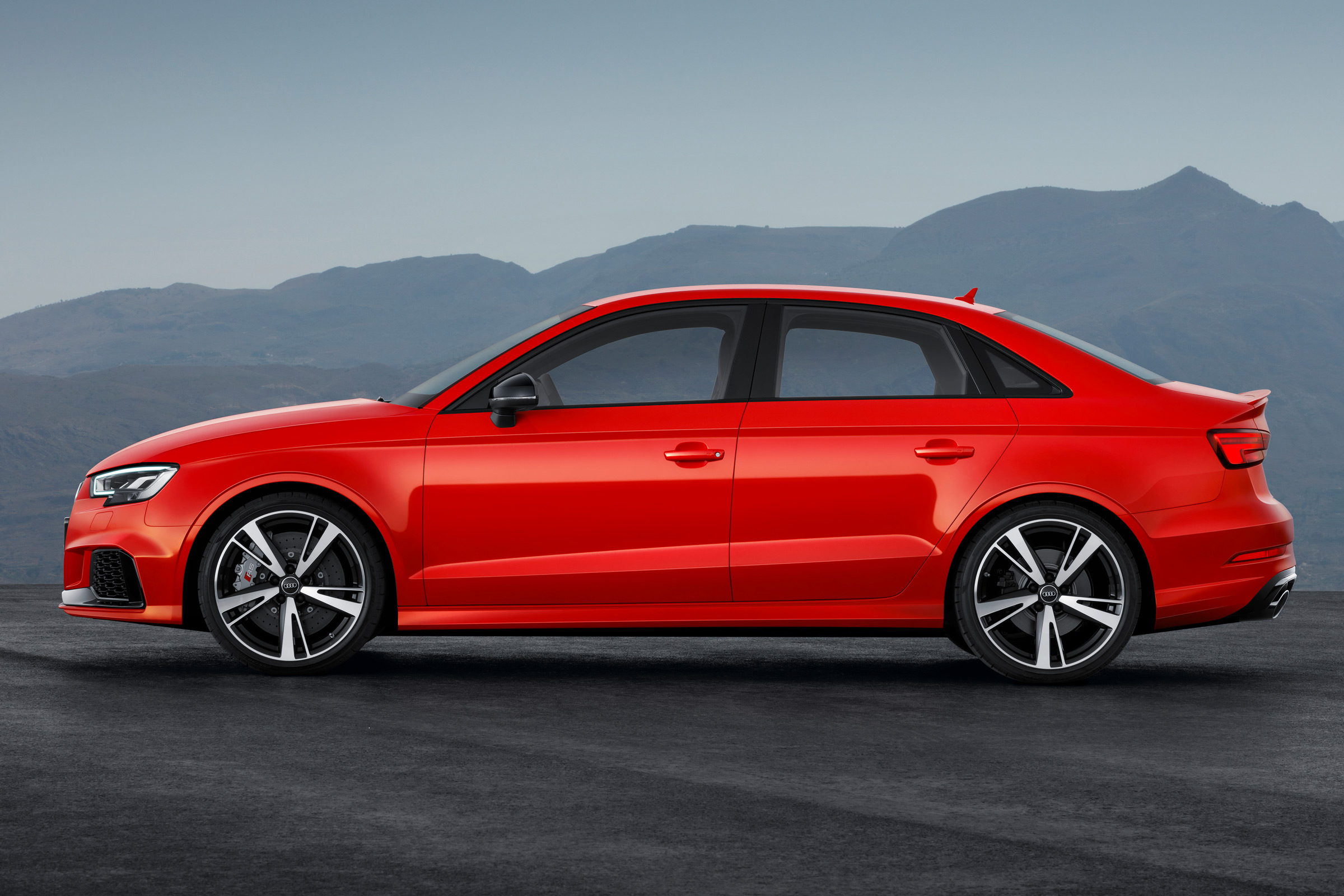 Audi RS3 saloon - side