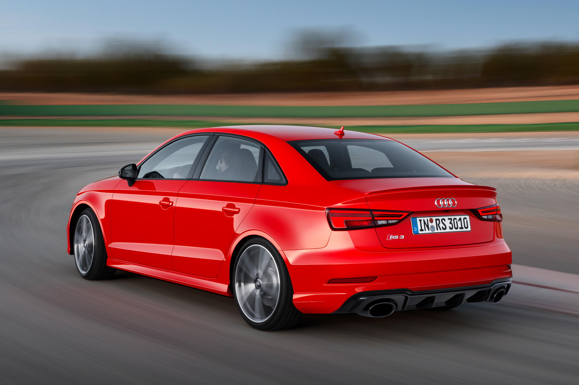 Audi RS3 saloon - rear cornering