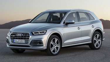 Audi Q5 SUV - front quarter silver