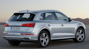 Audi Q5 SUV - rear quarter silver