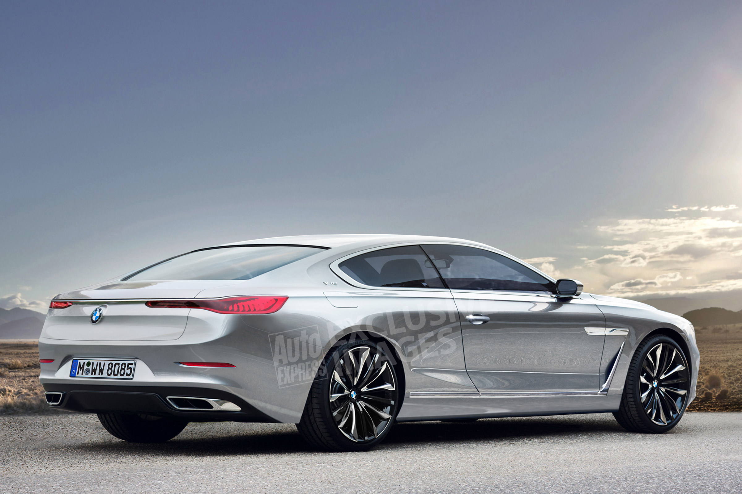 BMW 8 Series - rear (watermarked)