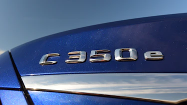 Mercedes C 350e plug-in hybrid - badge