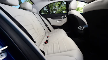 Mercedes C 350e plug-in hybrid - rear seats