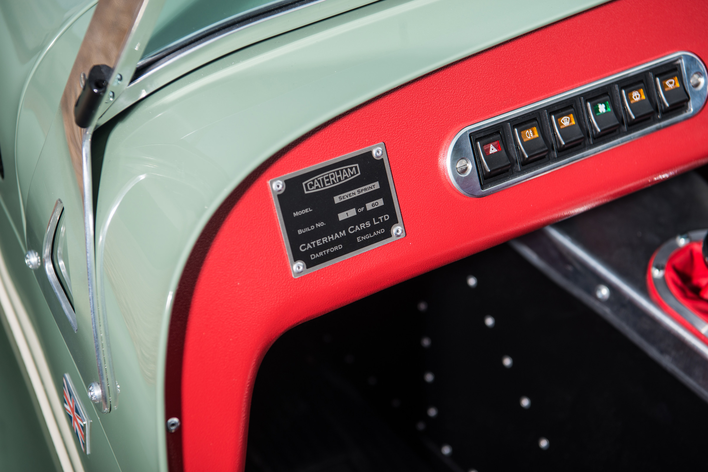 Caterham Seven Sprint - plaque
