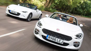Fiat 124 Spider vs Mazda MX-5 - header