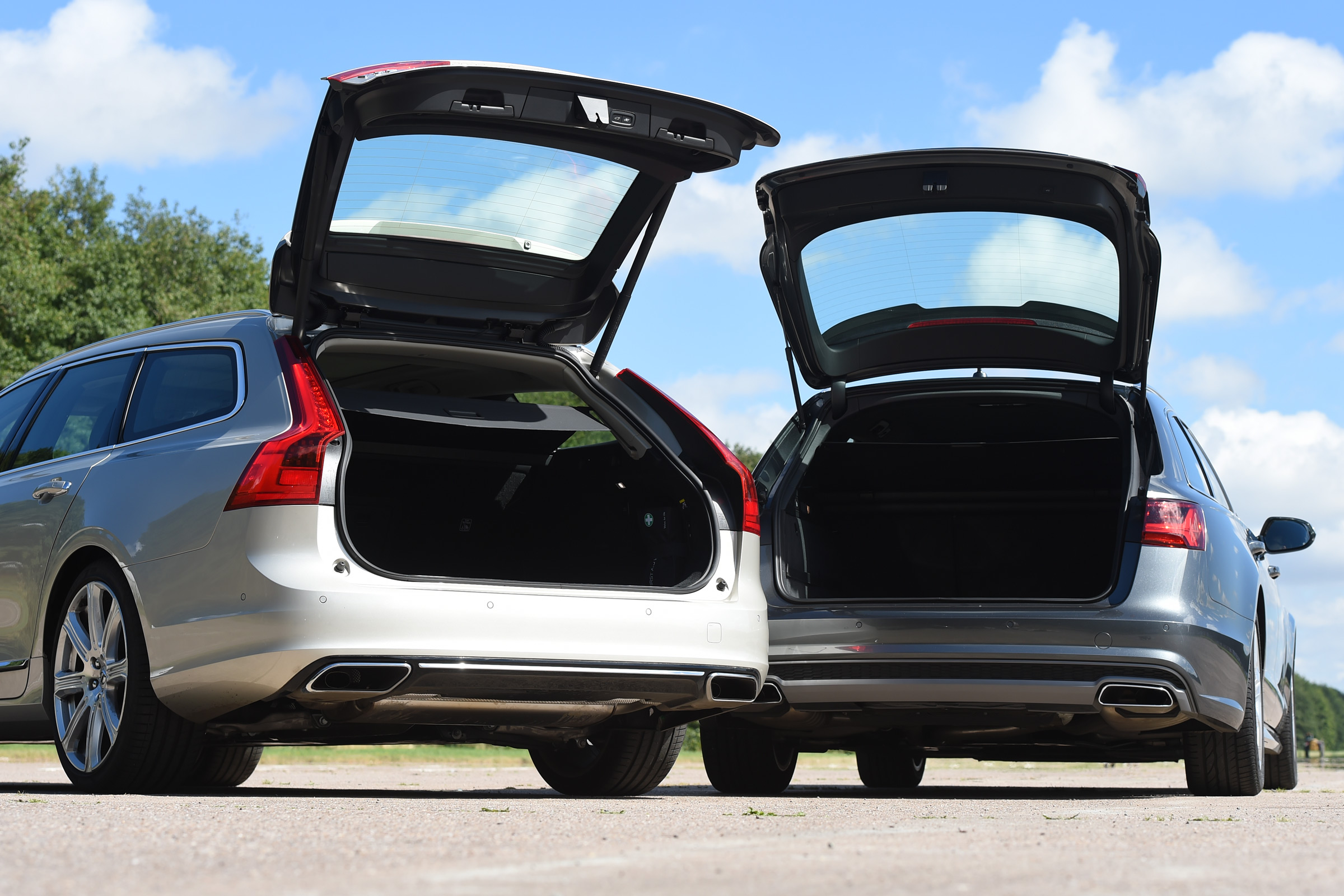 Volvo V90 vs Audi A6 Avant - boot