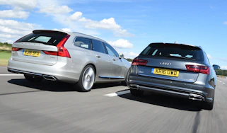 Volvo V90 vs Audi A6 Avant - header