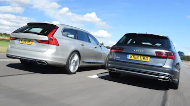 Volvo V90 vs Audi A6 Avant - header
