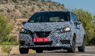 Nissan Micra 2017 - prototype front cornering 2