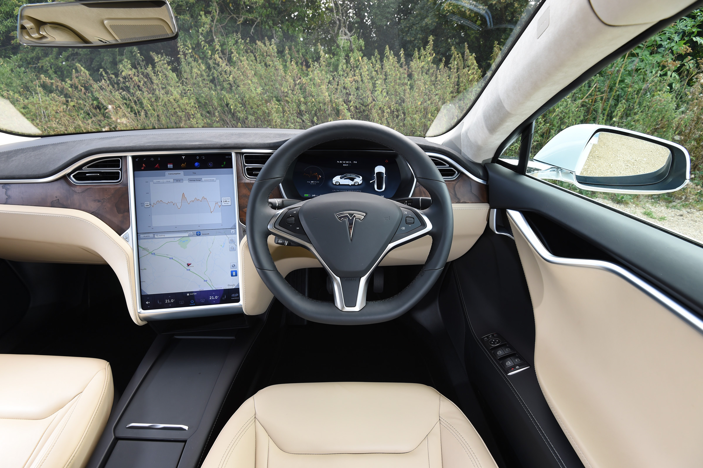 Tesla Model S 60D 2016 - interior