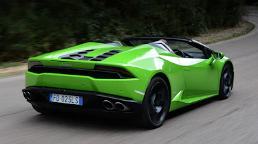 Lamborghini Huracan Spyder UK - rear tracking