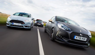 DS 3 Performance vs Ford Fiesta ST200 vs MINI JCW Sport - header