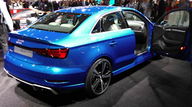 Audi RS3 Saloon - Paris rear three quarter