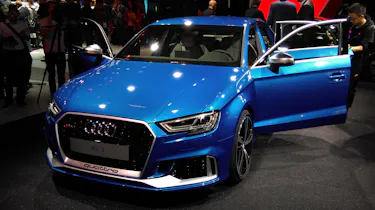 Audi RS3 Saloon - Paris front three quarter