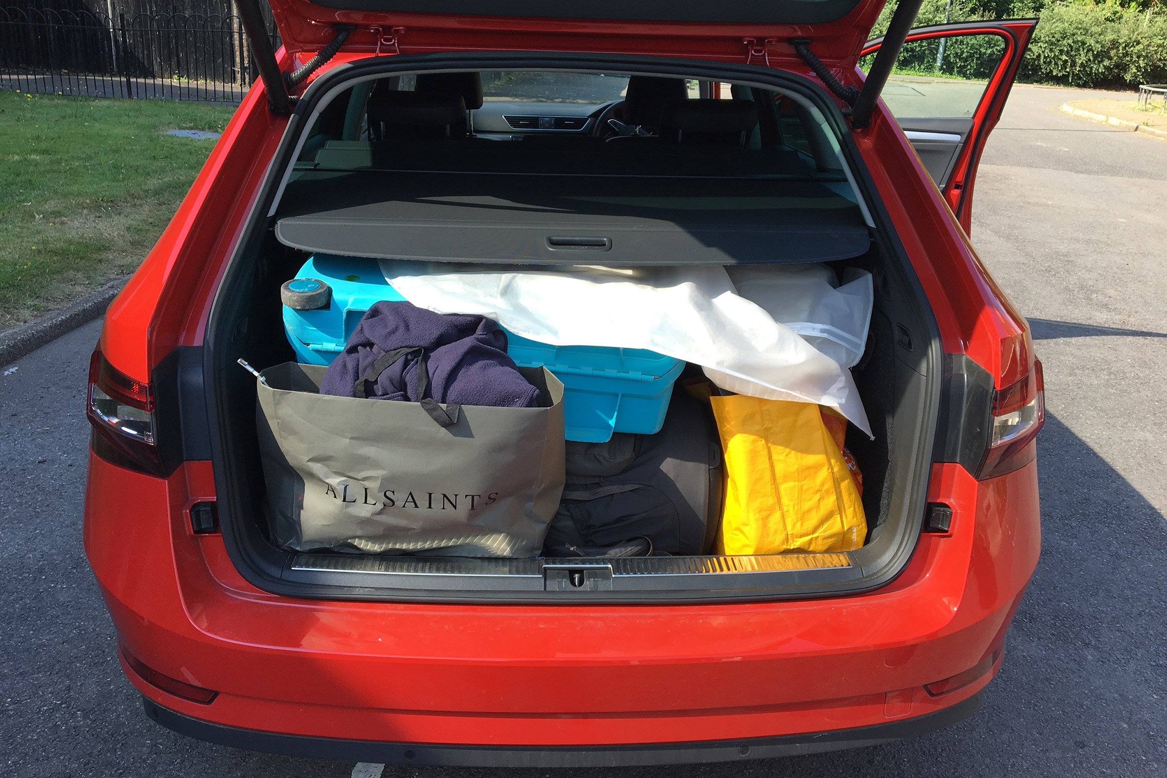 Skoda Superb long-term test - boot full