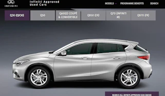 infiniti approved used